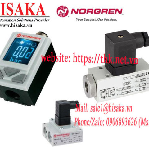 xy lanh norgren, xy lanh khí norgren, van điện từ norgren