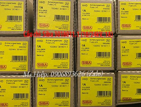 đại lý cầu chì siba 3018011.1