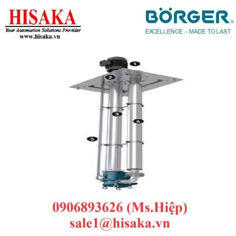 bơm bán chìm borger