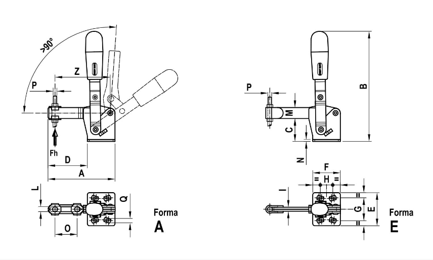 Kẹp Speedy Block Form A- Form E