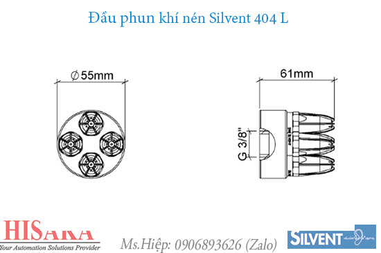 Đại lý đầu phun Silvent 404 L