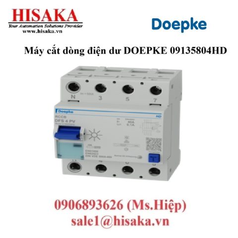 Máy cắt dòng điện dư DOEPKE 09135804HD