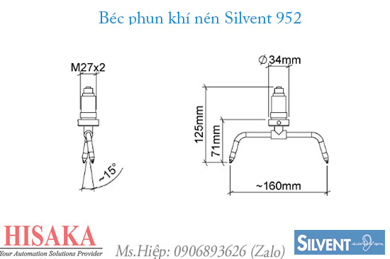 Béc phun Silvent 952
