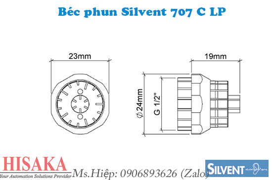 Air nozzle Silvent 707 C LP