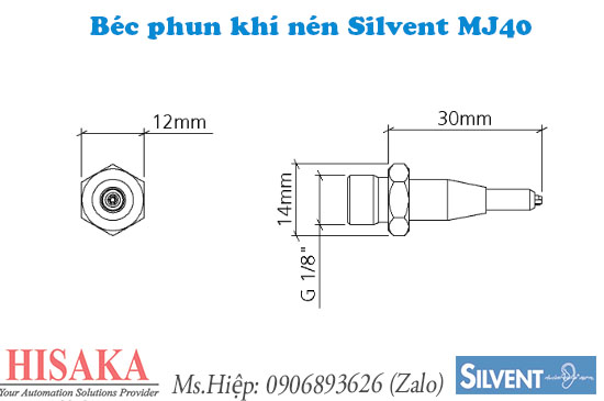 Béc khí nén Silvent MJ40