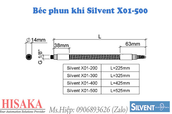 Air Nozzle Silvent X01-500