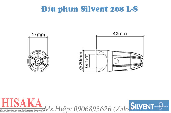Air Nozzle Silvent 208 L-S