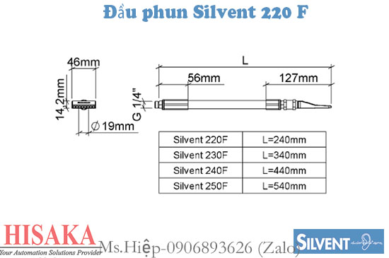 Air Nozzle Silvent 220F