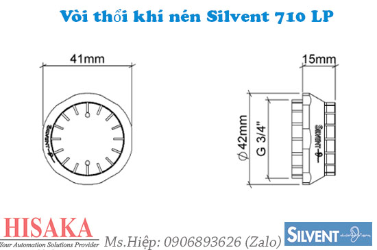 Béc thổi Silvent 710 LP