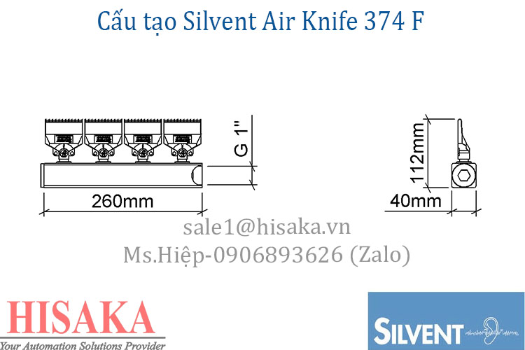 Silvent Air Knife 374 F