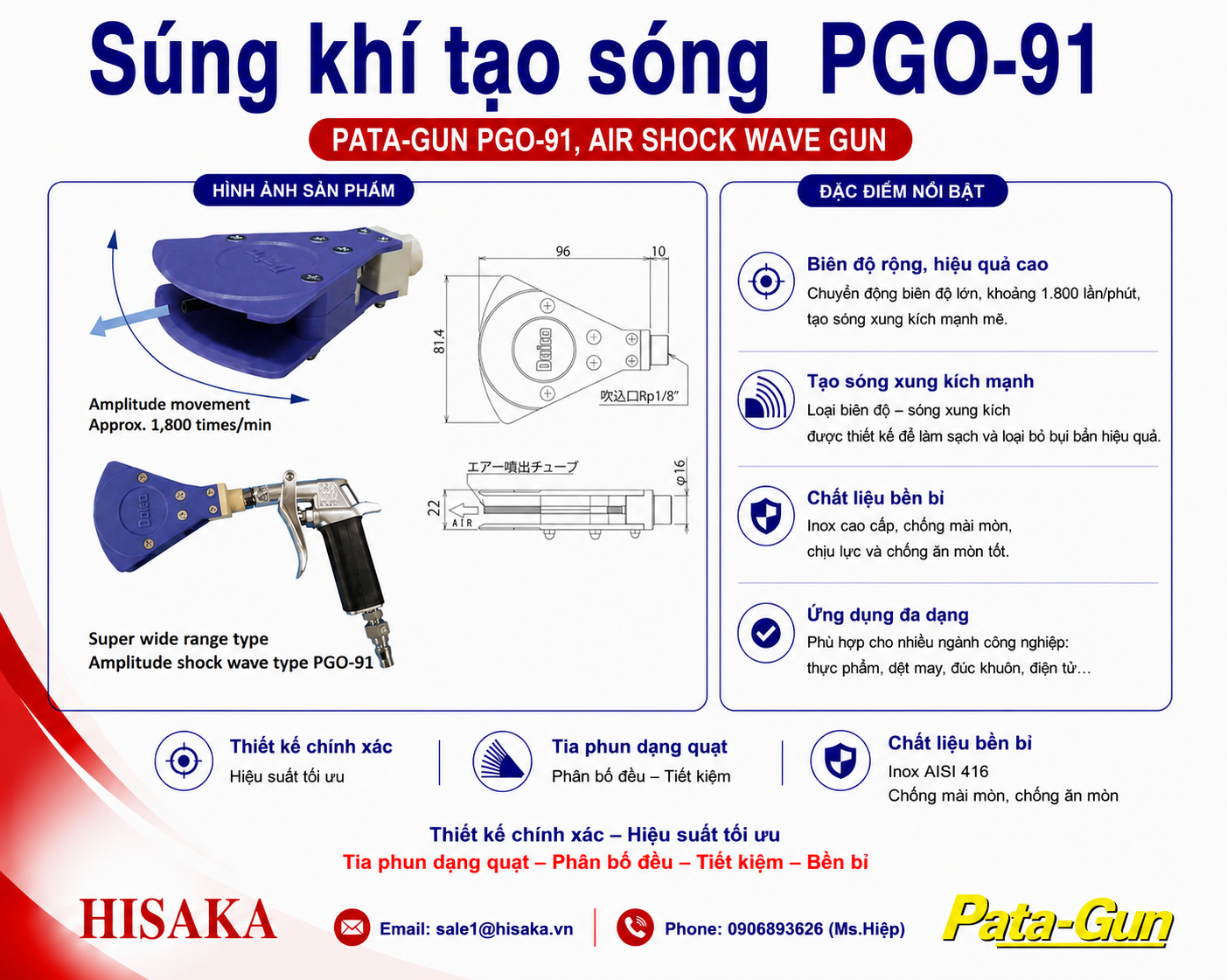Cấu tạo của súng khí tạo sóng PG0-91