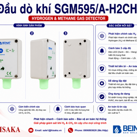 Đầu dò khí SGM595/A-H2CH