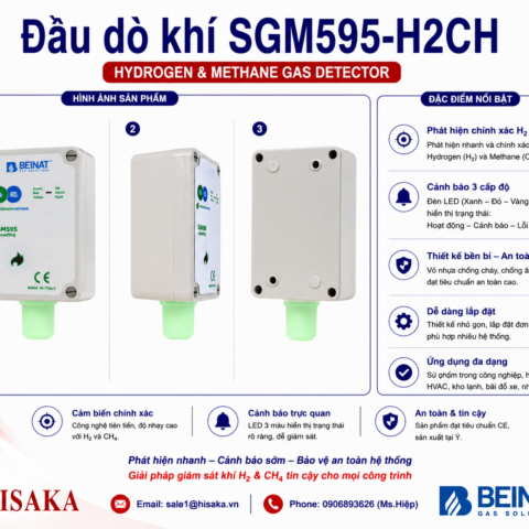 Đầu dò khí SGM595-H2CH