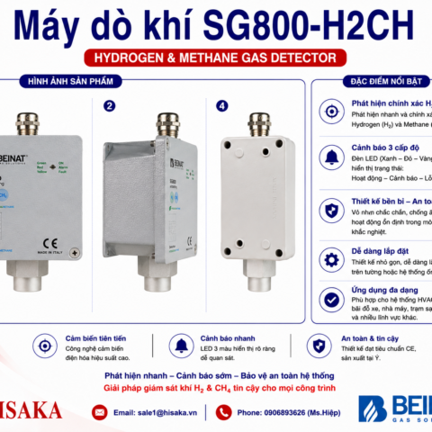 Máy dò khí SG800-H2CH