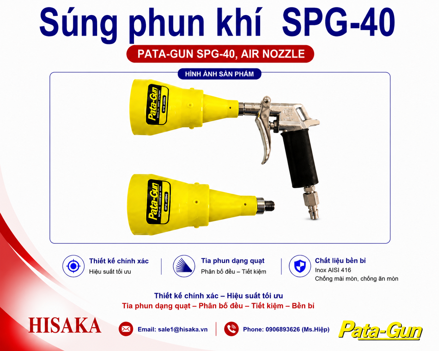 Súng phun khí SPG-40| Pata-Gun SPG-40
