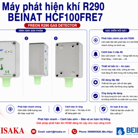 Máy phát hiện khí R290 BEINAT HCF100FRE7